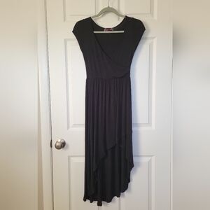 Body Central Wrap Style Asymmetrical Hi Low Dress Size Small